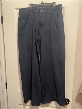 NWT American Eagle Wide Leg Navy Pants